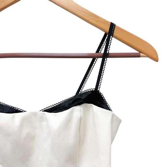 Reformation Melanie Sweetheart Neck Top White Women’s Size 0 - Picture 5 of 11